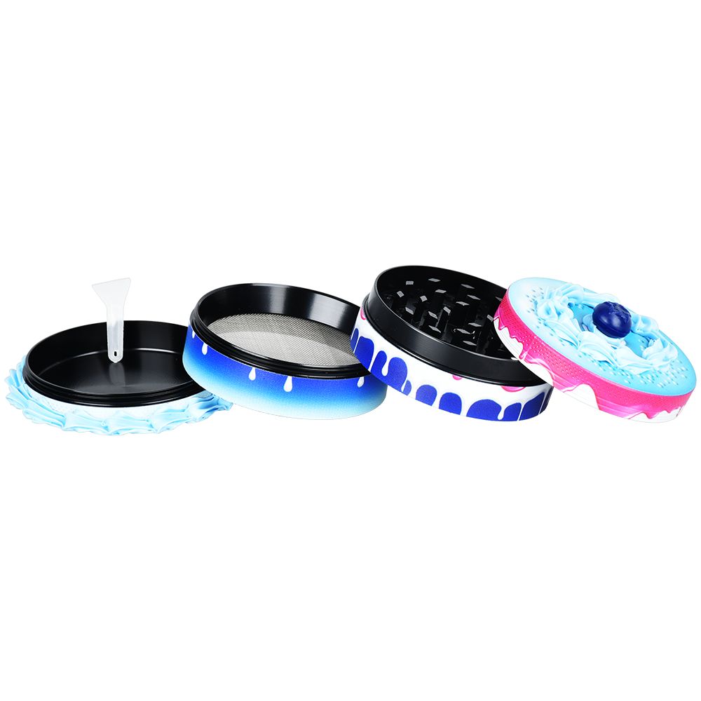 Birthday Cake Grinder | 4pc | 2.5" 4 Different Styles