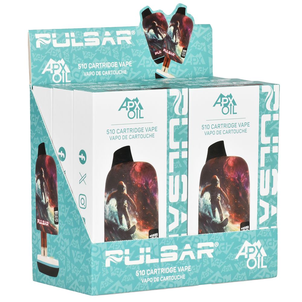 Pulsar APX Oil 510 Vaporizer | Design Series | 1000mAh | 6pc Display 4 Different Styles
