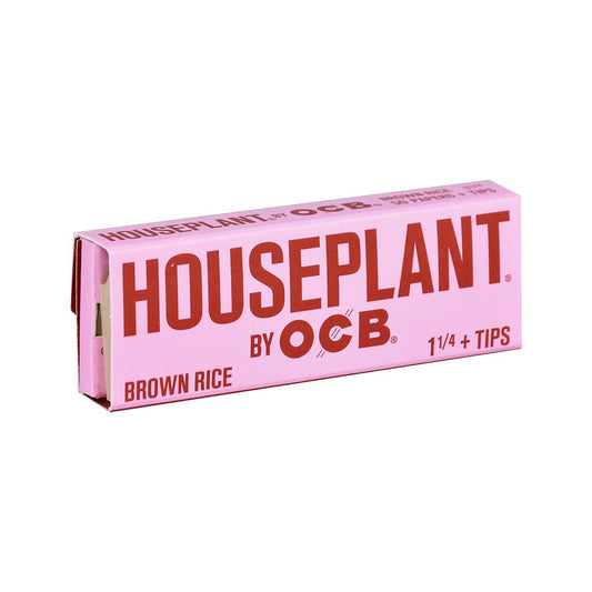 Houseplant by OCB Papers + Tips - Brown Rice /50pc/ 1 1/4" 24ct