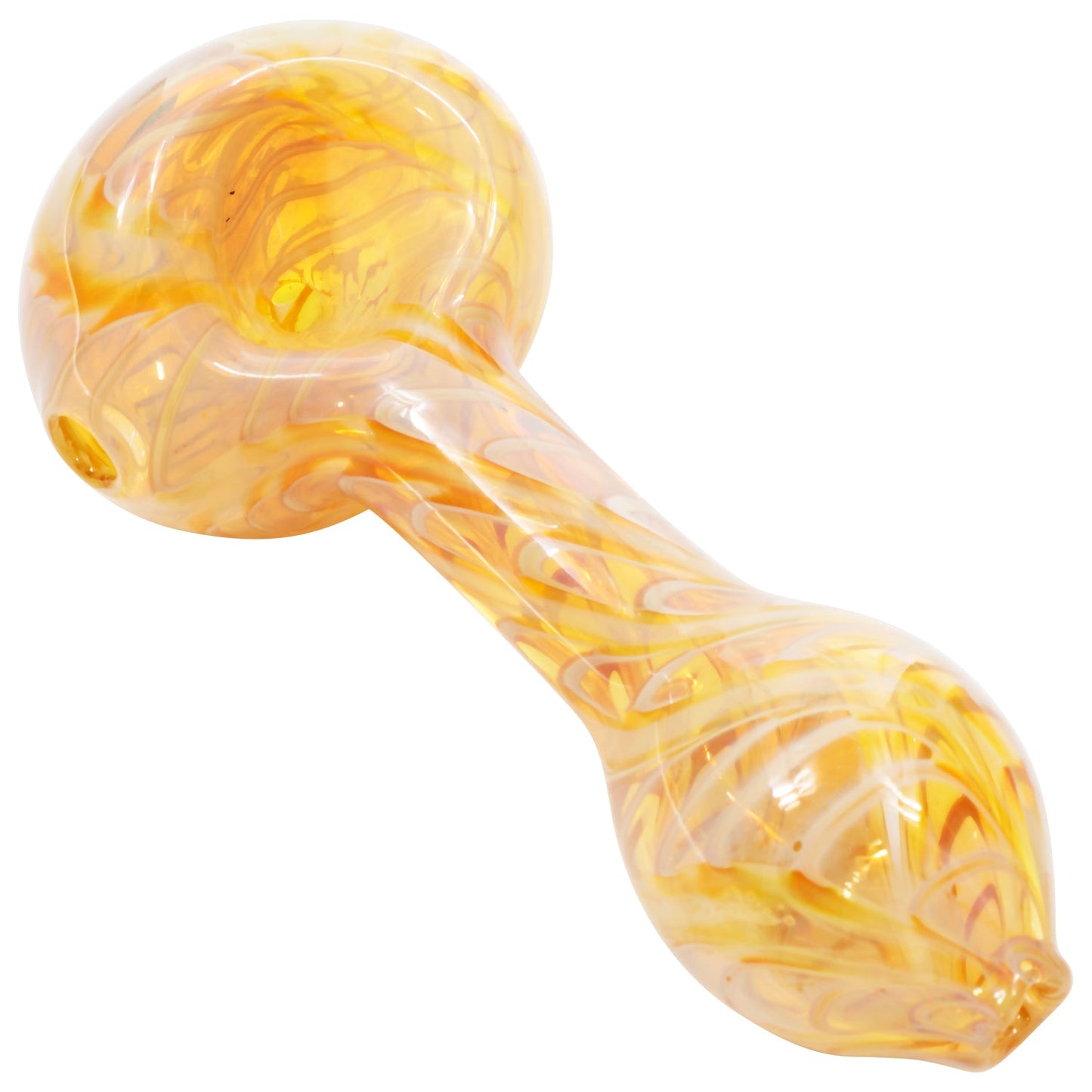 LA Pipes "Raker" Glass Spoon Pipe 2 Sizes & 6 Color Options