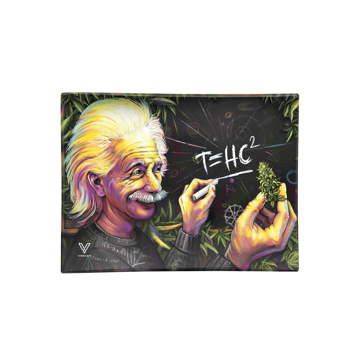 T=HC2 Higher Education Glass Rollin' Tray 2 Size Options
