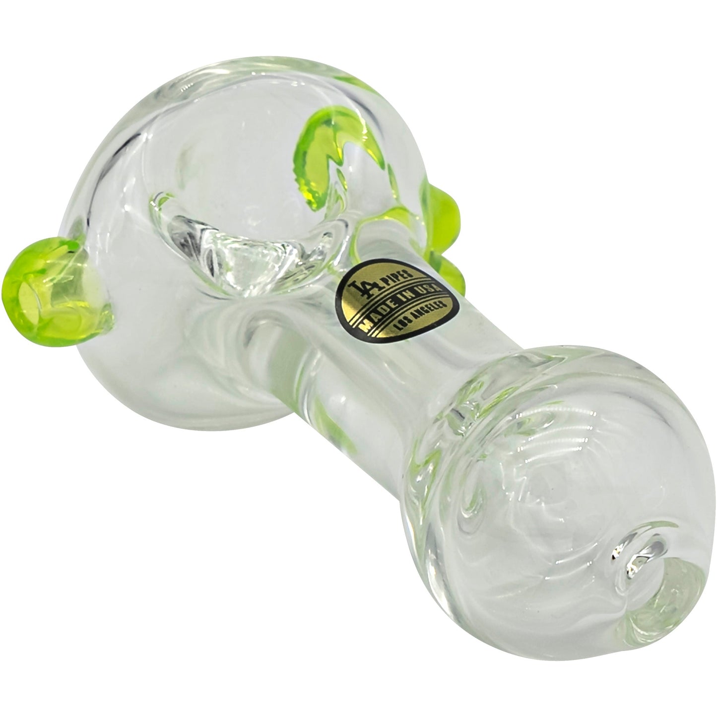 LA Pipes Thick Glass Spoon Pipe 4 Color Options