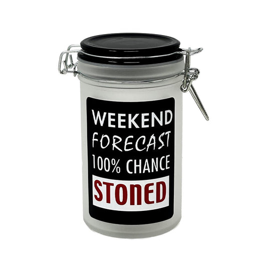 WEEKEND FORECAST STORAGE JAR