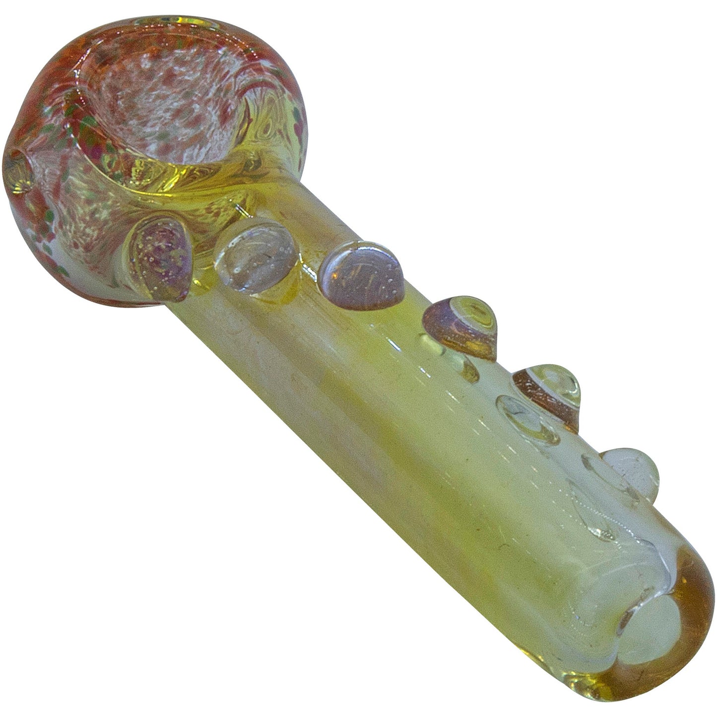 LA Pipes "Razorback" Silver Fumed Mini Spoon 4 Color Options