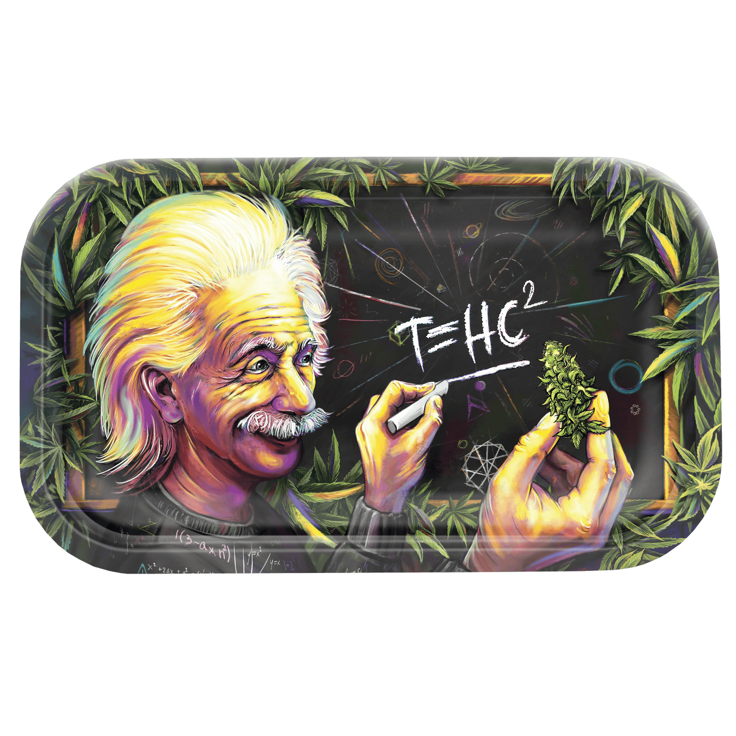 T=HC2 Higher Education Metal Rollin' Tray 2 Size Options