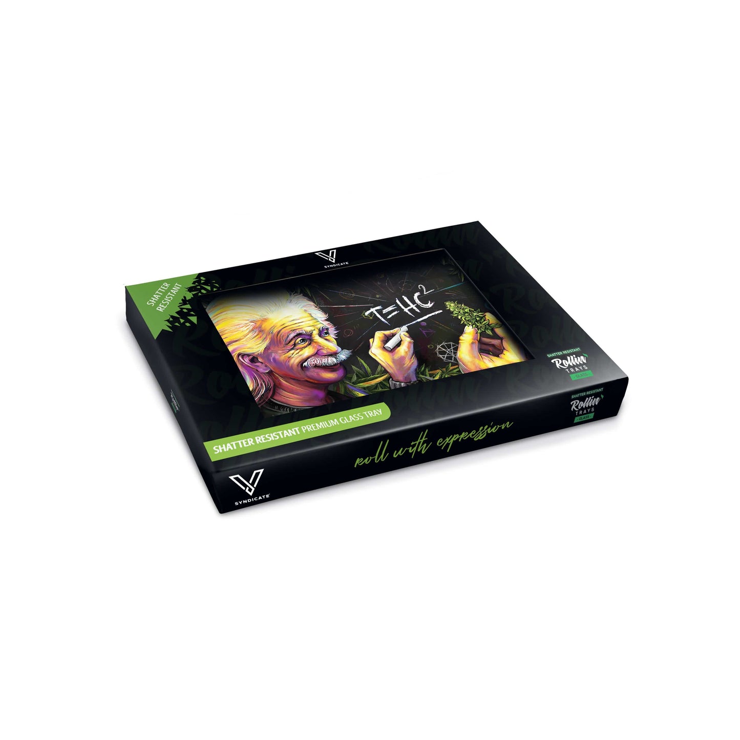 T=HC2 Higher Education Glass Rollin' Tray 2 Size Options