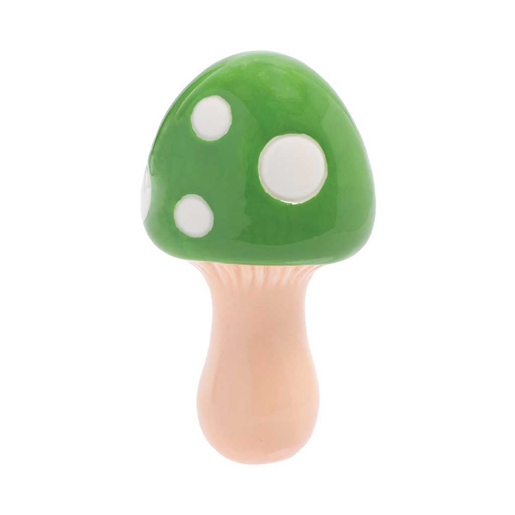 MUSHROOM CERAMIC PIPE - WACKY BOWLZ TWO DIFFERENT COLORS