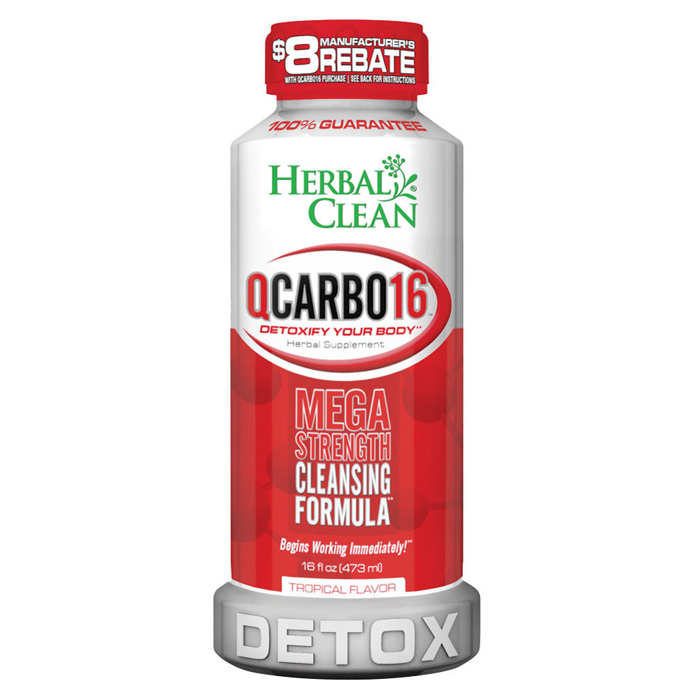 Herbal Clean QCarbo16 Liquid | 16oz 4 Flavors