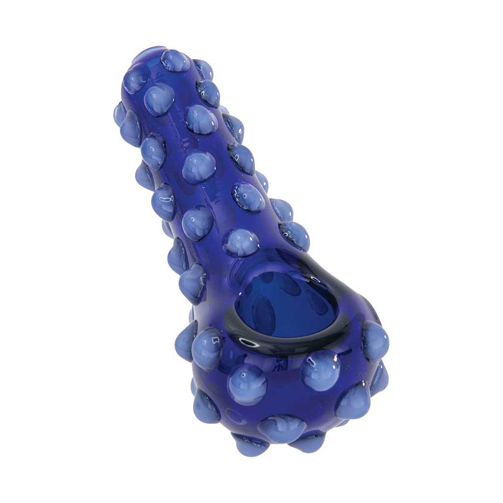 POLKA DOT SPOON STUFFED HAND PIPE MULTIPLE COLORS