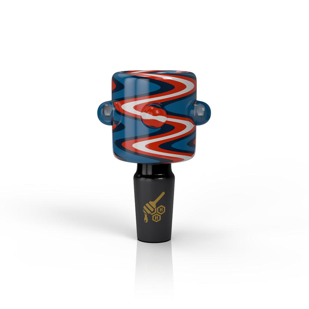 CYLINDER WHIRL WIG WAG BONG BOWL 2 Different Color Options