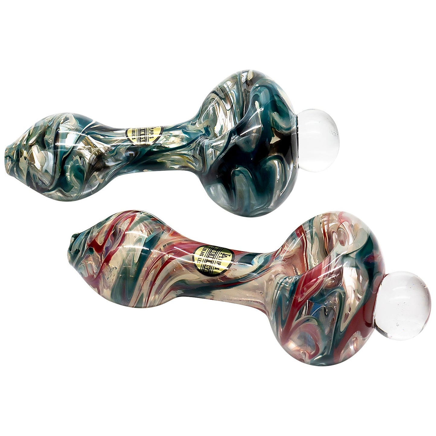 LA Pipes "Primordial Ooze" Glass Spoon Pipe 4 Color Options