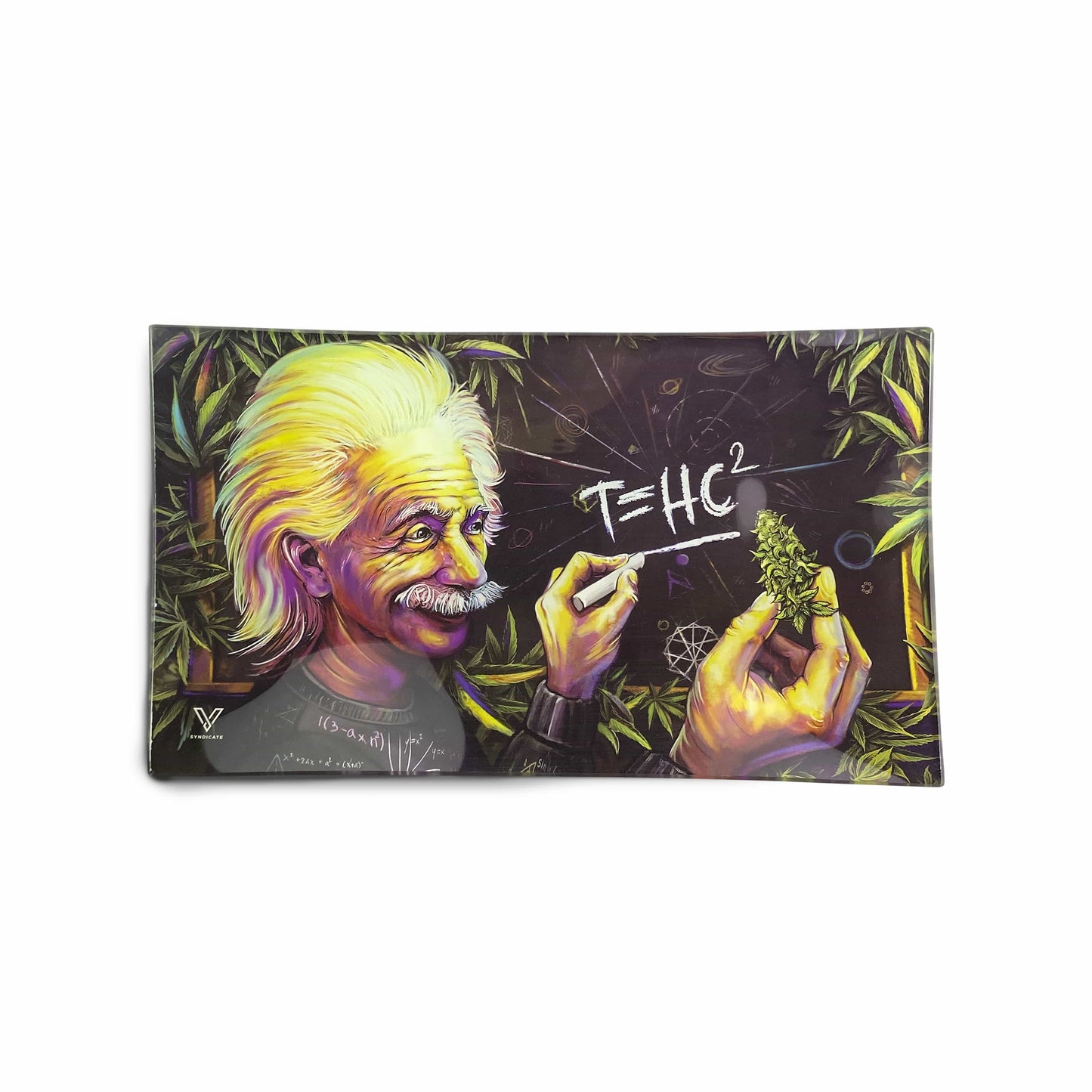 T=HC2 Higher Education Glass Rollin' Tray 2 Size Options