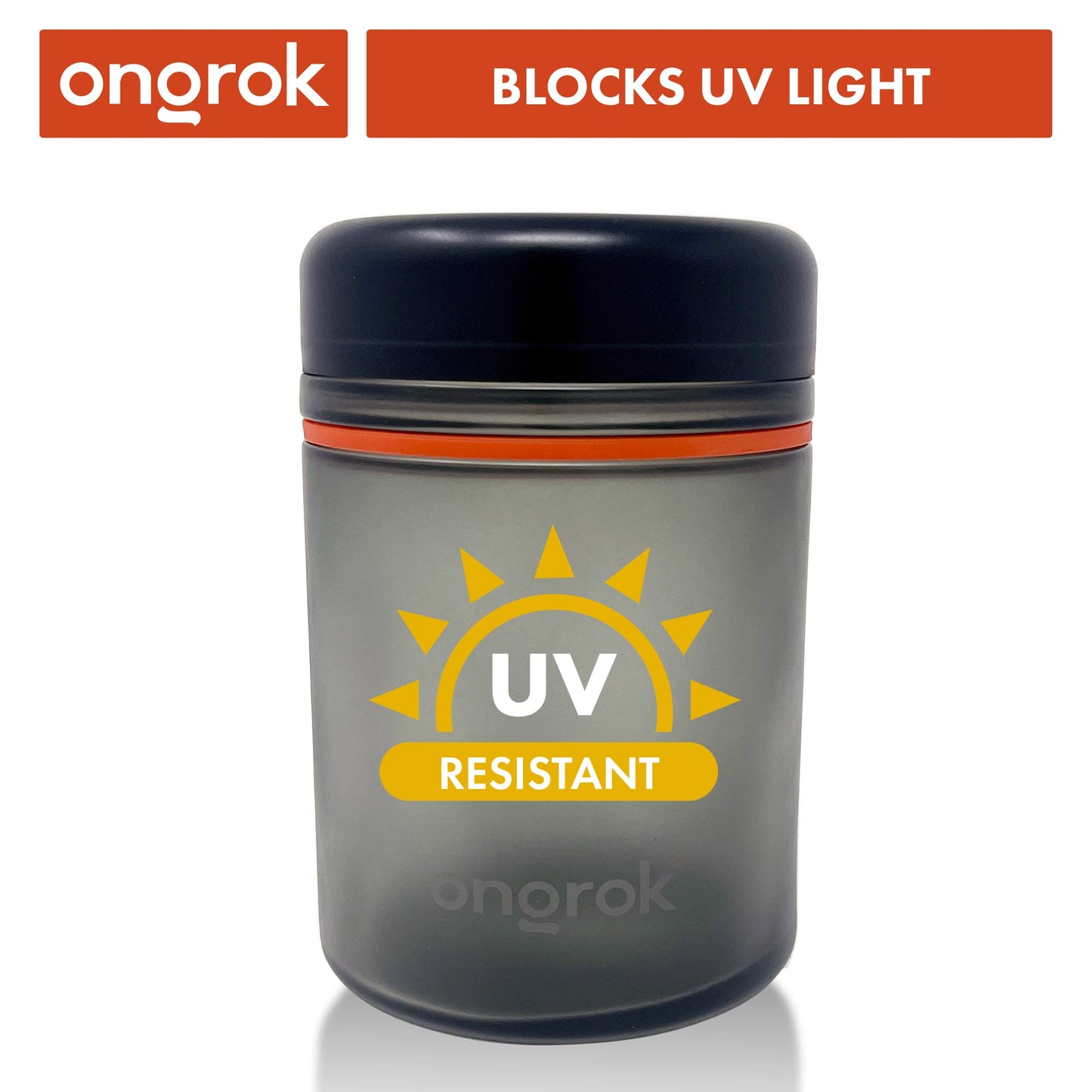 Ongrok 1000ml Child Resistant Storage Jar