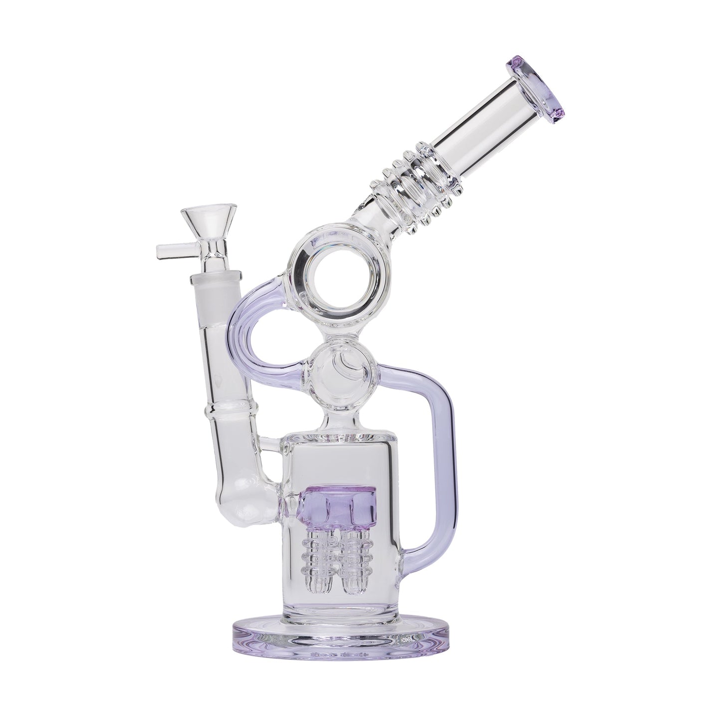 Human Grade Raygun Glass Water Pipe Percolator