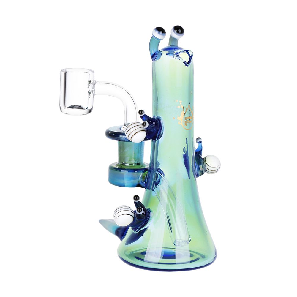 Pulsar Snail Smoochies Glass Dab Rig | 6" | 14mm F