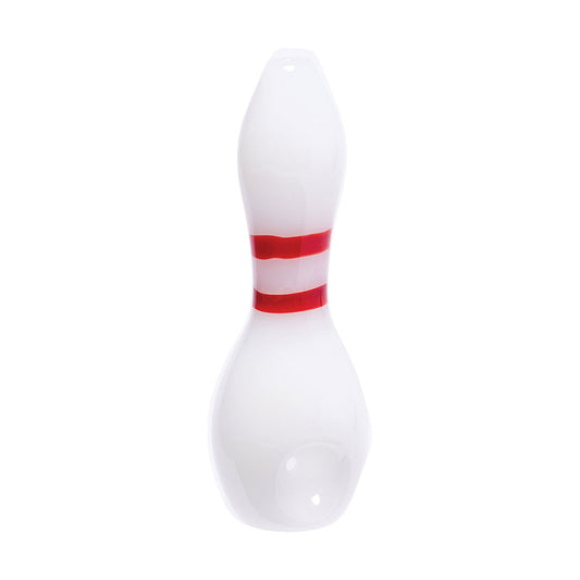 5-Inch Bowling Pin Hand Pipe - Durable Borosilicate Glass