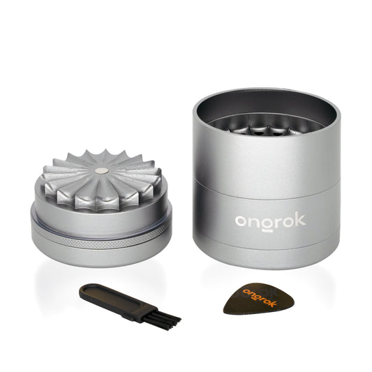 Ongrok 5 Pc Flower Tooth Storage Grinder 5 Color Options