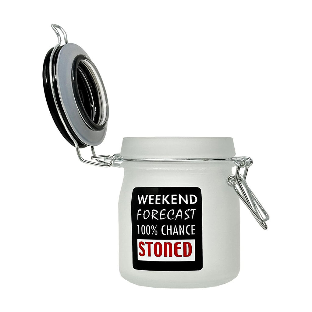 WEEKEND FORECAST STORAGE JAR