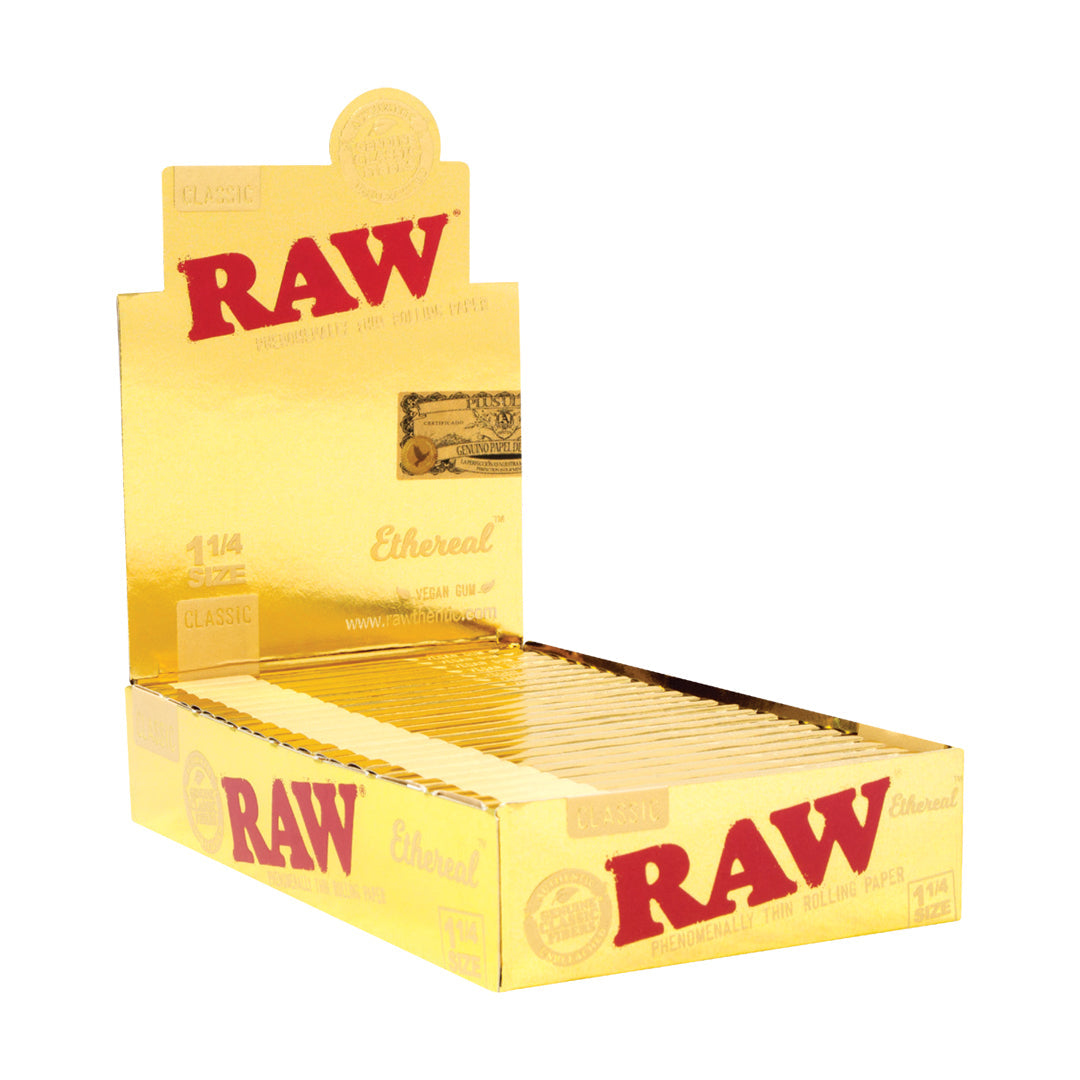 RAW Ethereal Rolling Papers 24ct Different Sizes Available