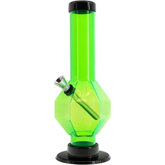 Acrylic Diamond Bong 9-12"  - Multiple Colors
