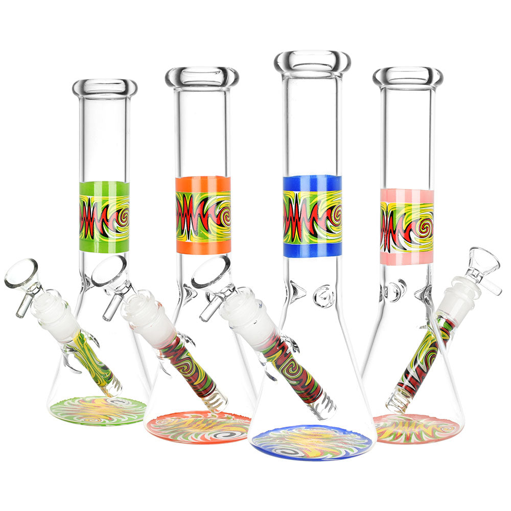 Vacillating Vibe Beaker Water Pipe - 9.75"