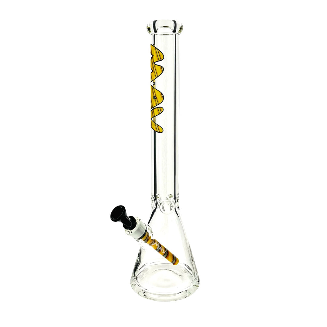 MAV Glass 18" Classic Wigwag Beaker 5 Color Options