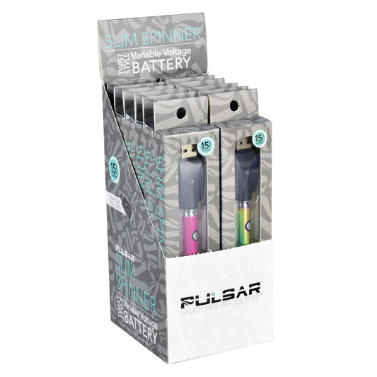 Pulsar Slim Spinner VV Battery - 400mAh/12 pcs