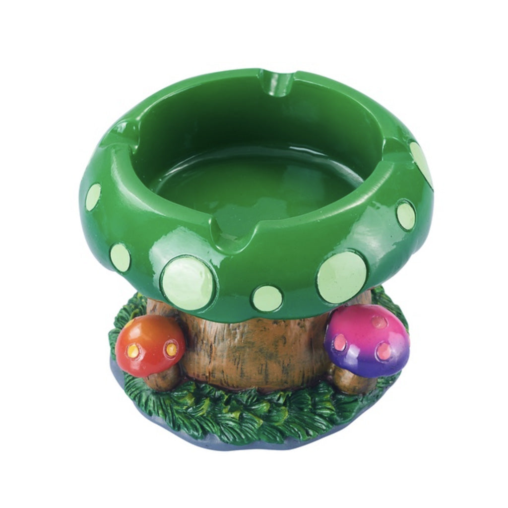 Trippy Mushroom Forest Resin Ashtray - 4 Color Options