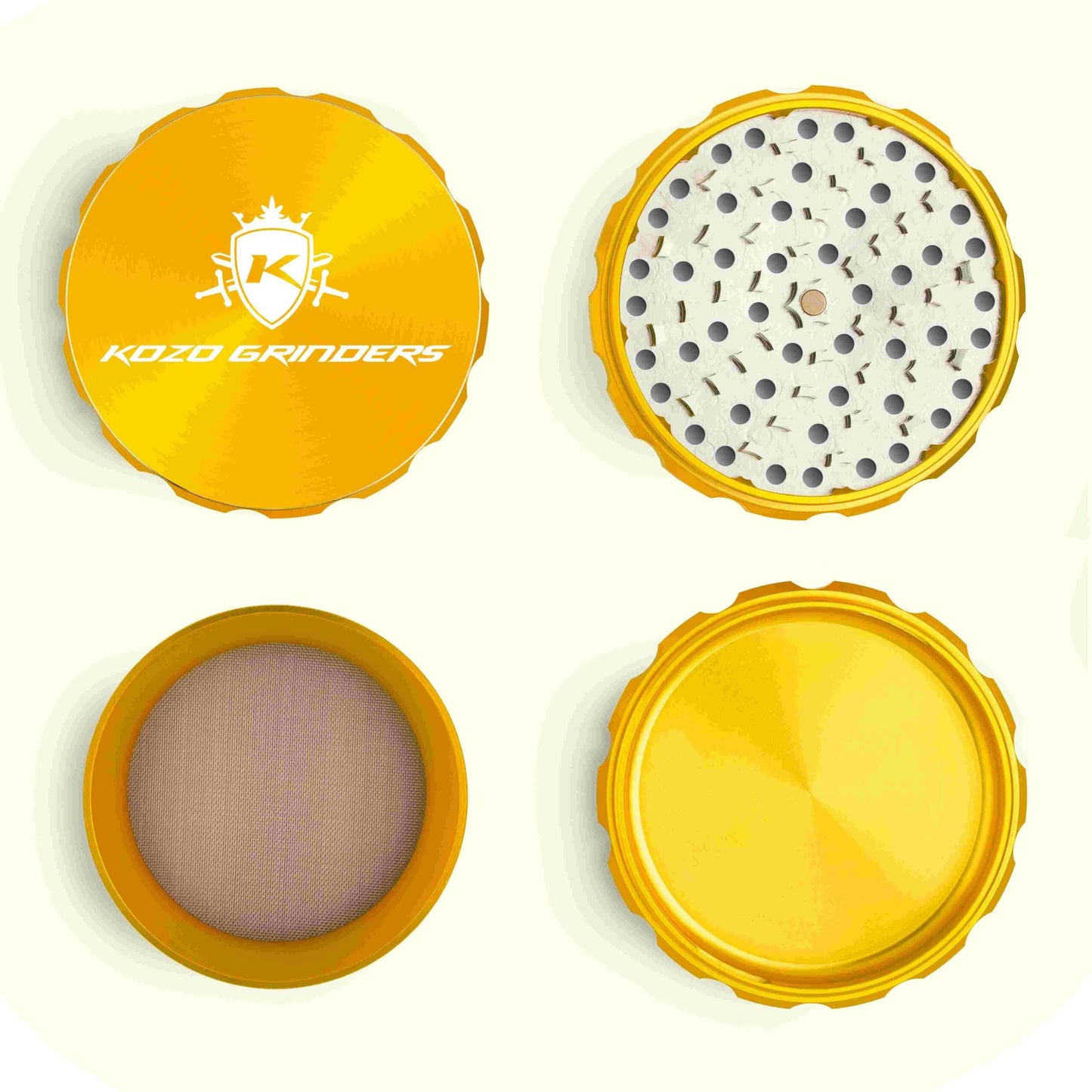 Kozo Grinder 4" Multiple Colors Available