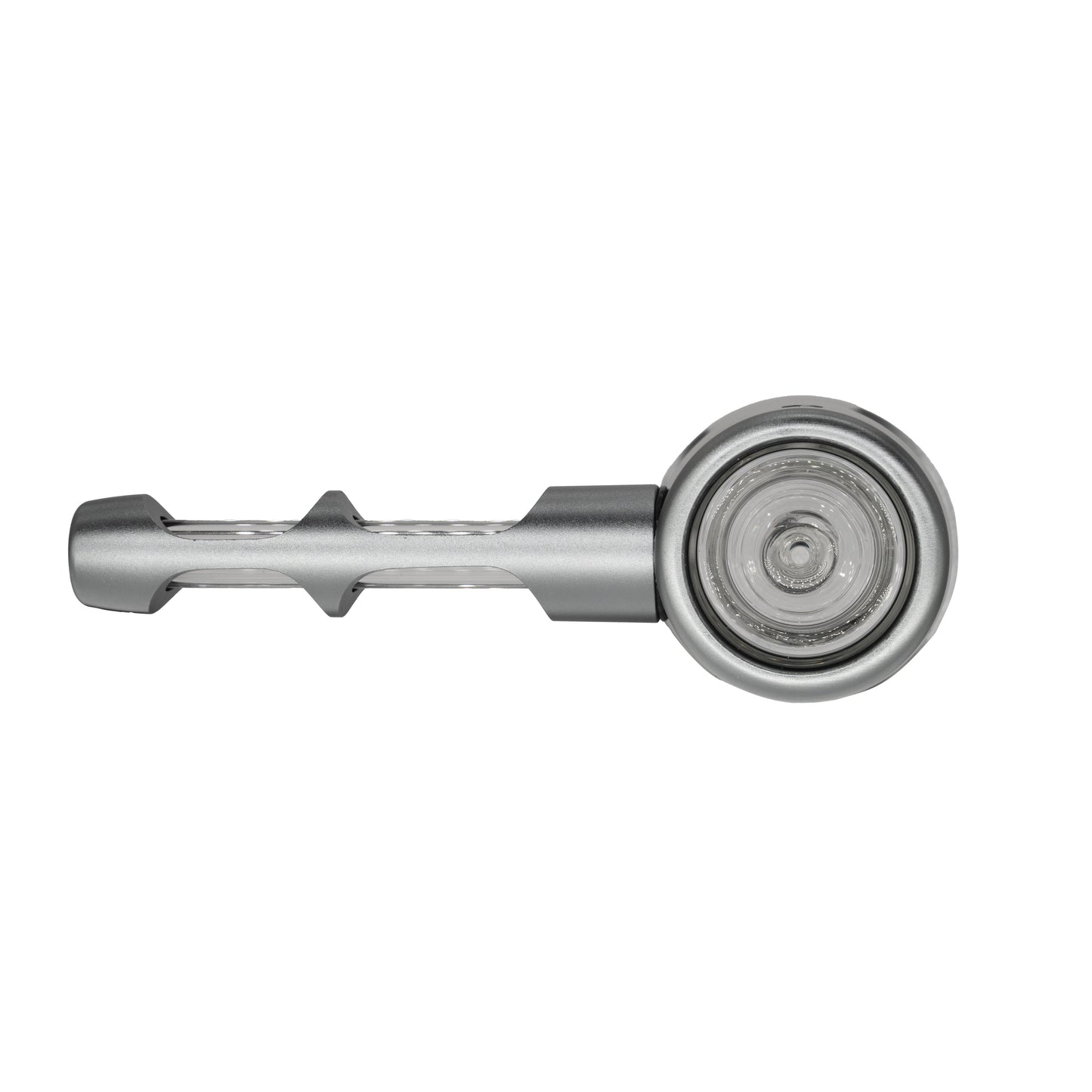 ONGROK Portable Glass Aluminum Bubbler Pipe