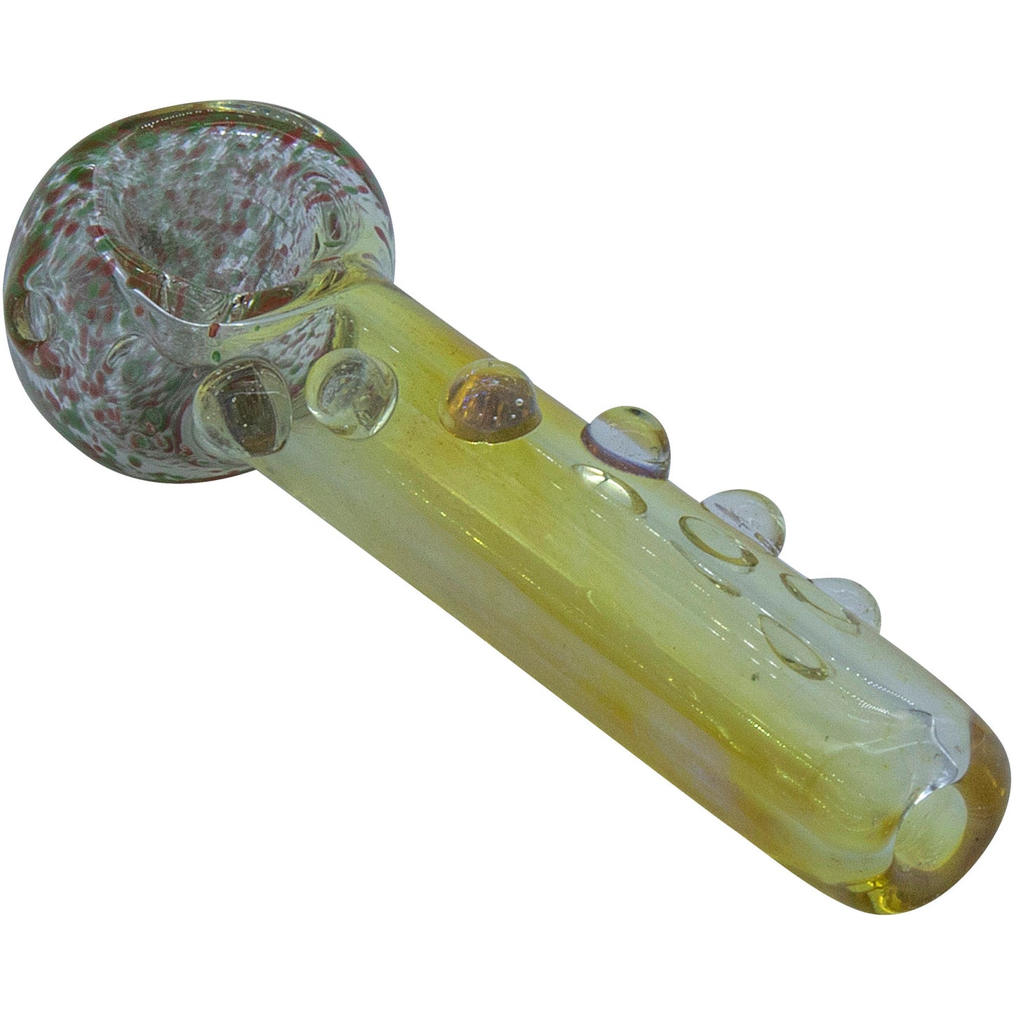 LA Pipes "Razorback" Silver Fumed Mini Spoon 4 Color Options