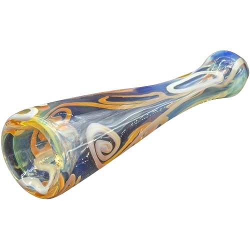 Warrior Piper IInside-Out Funnel Chillum Herb Pipe 5 Color Options