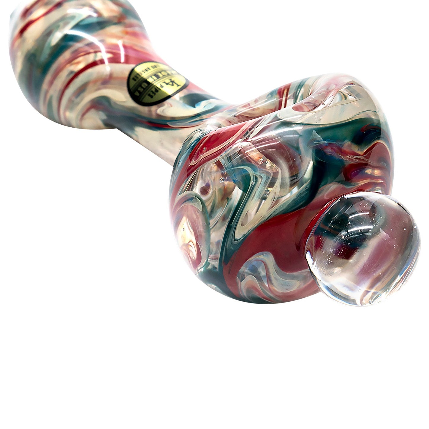 LA Pipes "Primordial Ooze" Glass Spoon Pipe 4 Color Options