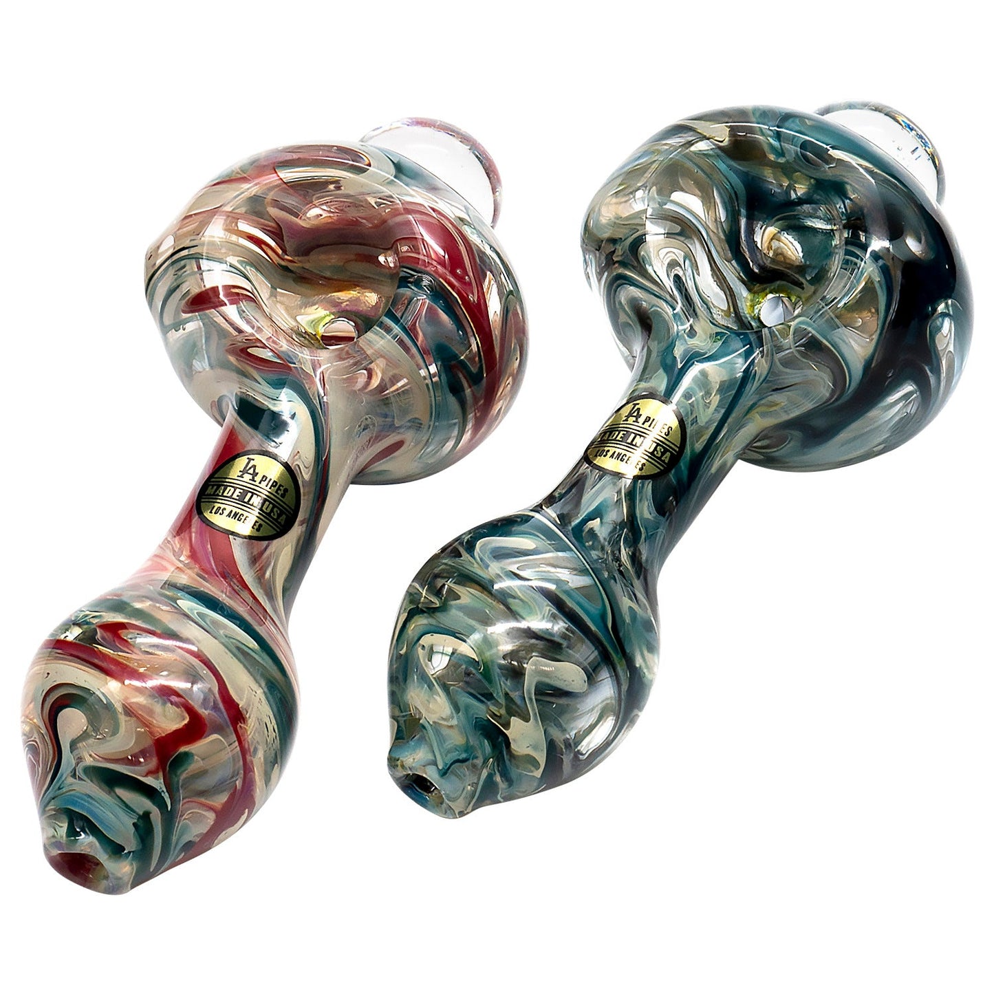 LA Pipes "Primordial Ooze" Glass Spoon Pipe 4 Color Options