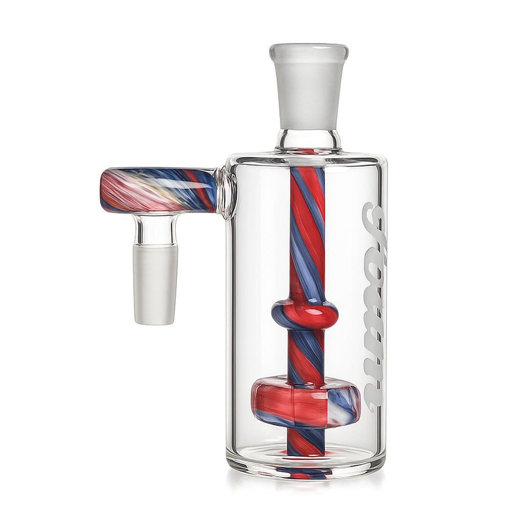 HITTN TWIST PERC ASH CATCHER MULTIPLE COLORS & ANGLES AVAILABLE