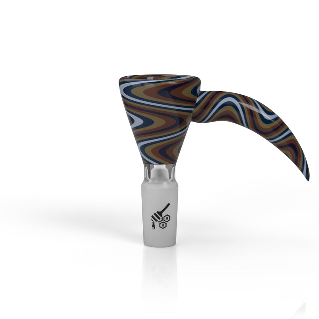MARTINI FIRE WIG WAG WITH HORN PULL BONG BOWL 5 Color Options