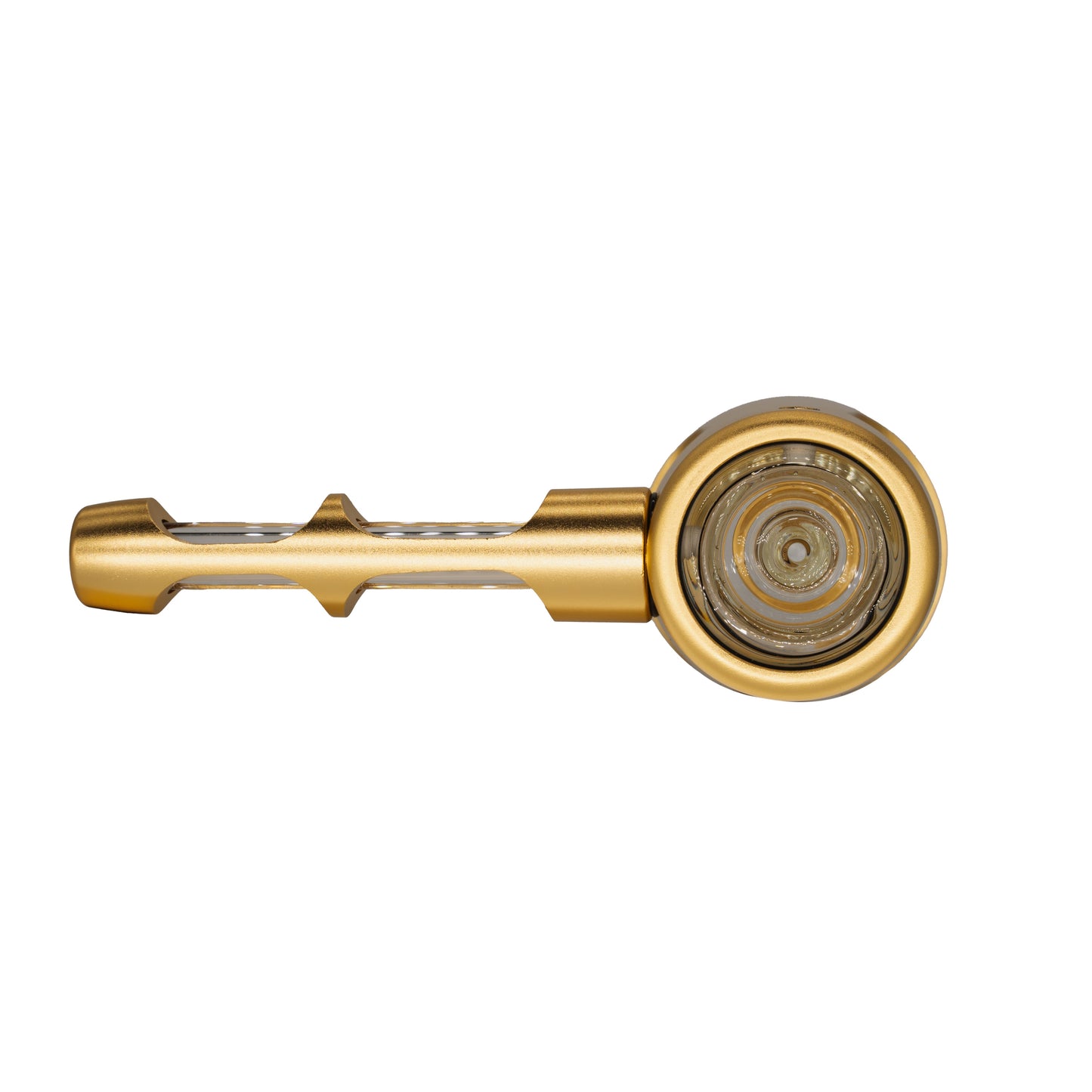 ONGROK Portable Glass Aluminum Bubbler Pipe