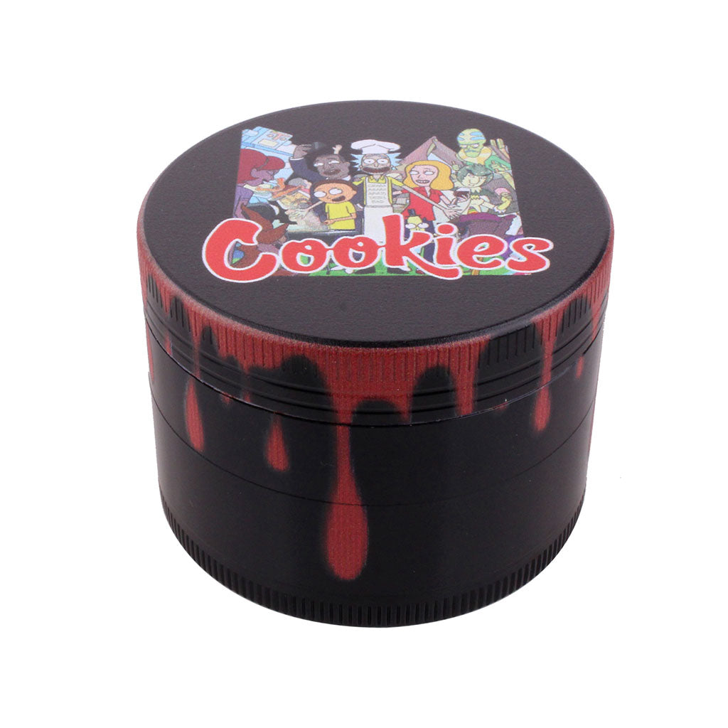 COLOR DRIP ALUMINUM 4-PIECE HERB GRINDER 6 Color Options