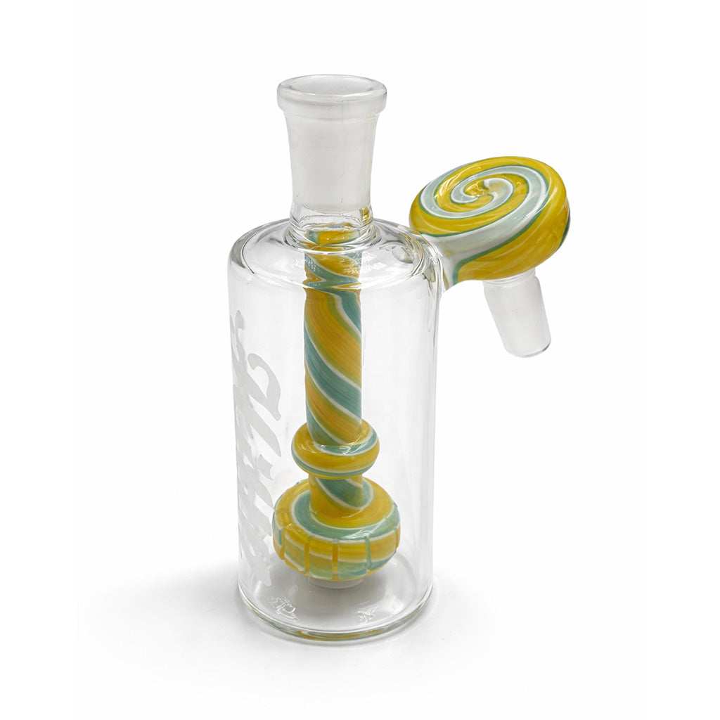 HITTN TWIST PERC ASH CATCHER MULTIPLE COLORS & ANGLES AVAILABLE
