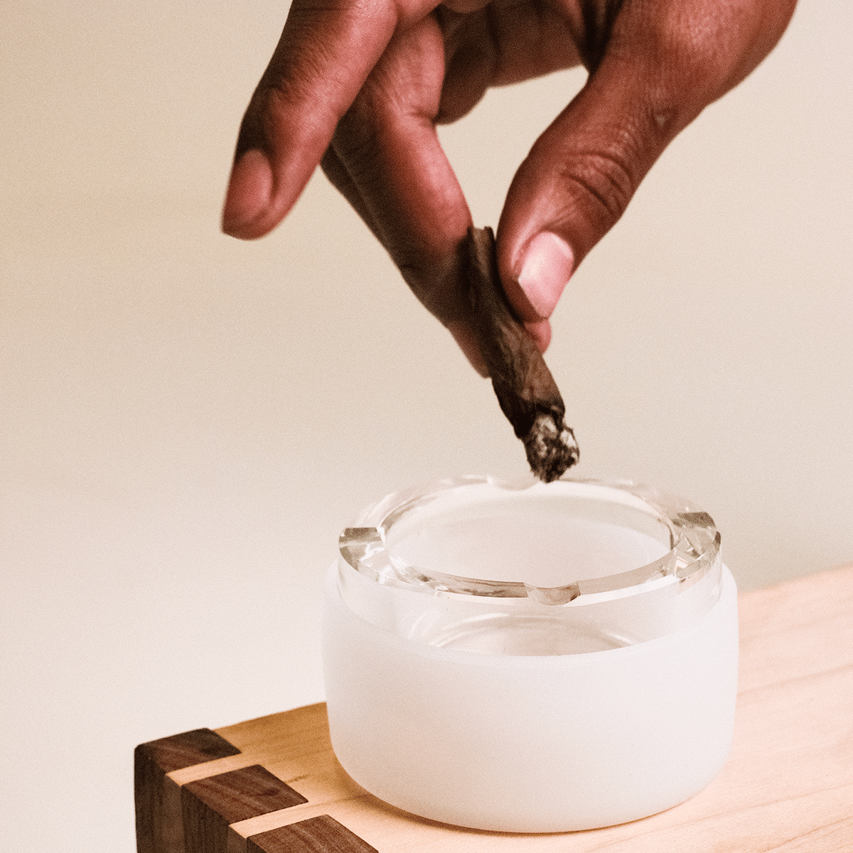 Smoke Honest Travel Glass Ashtray 6 Color Options