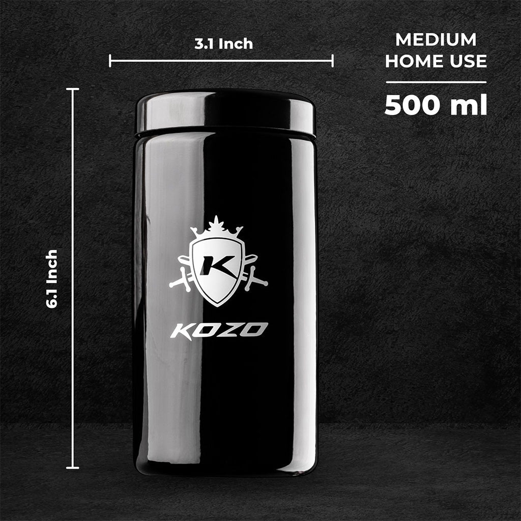 Kozo Grinders ­Glass Jars Two Sizes Available