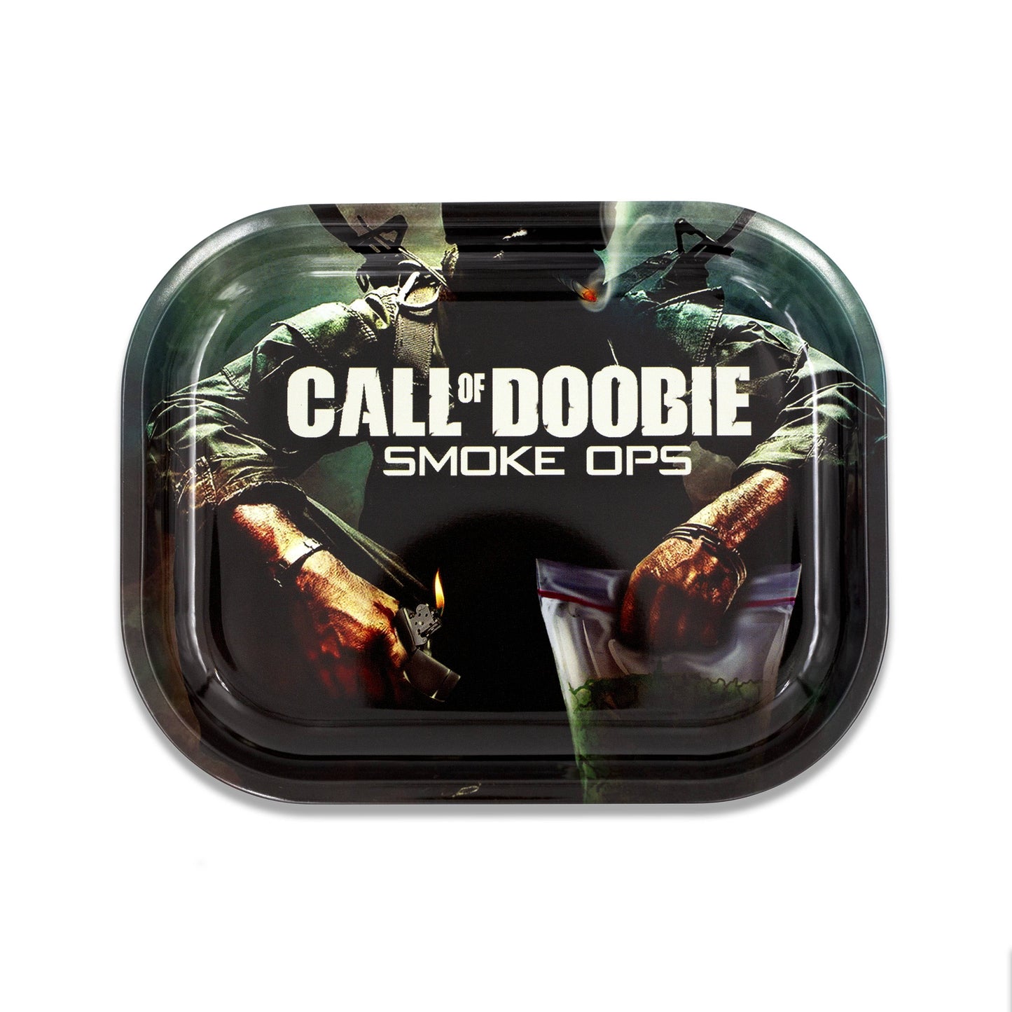Call of Doobie Metal Rollin' Tray 2 Size Options