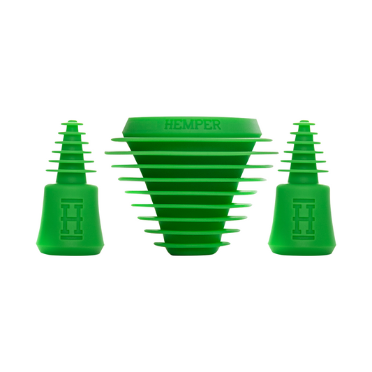 HEMPER Tech Cleaning Plugs+Caps 4 Different Color Options Including Glow In The Dark
