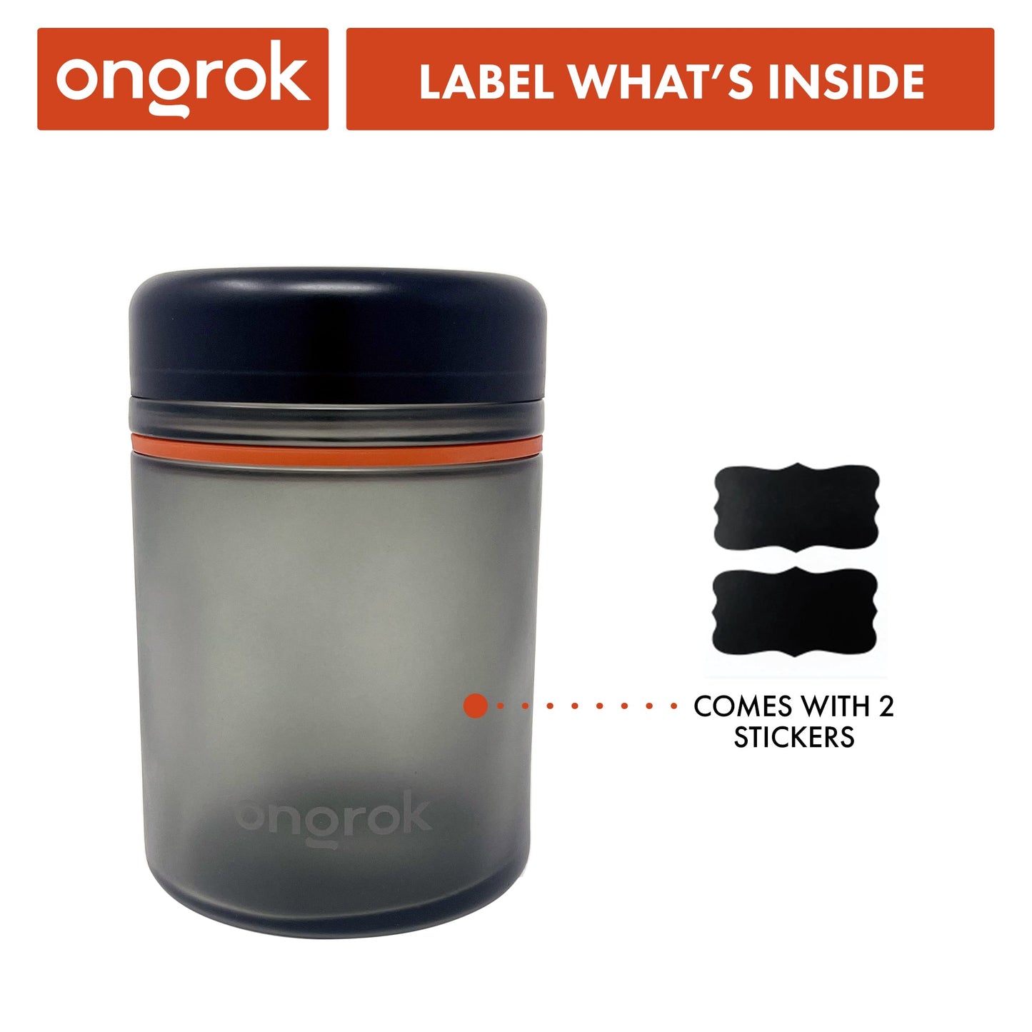 Ongrok 1000ml Child Resistant Storage Jar