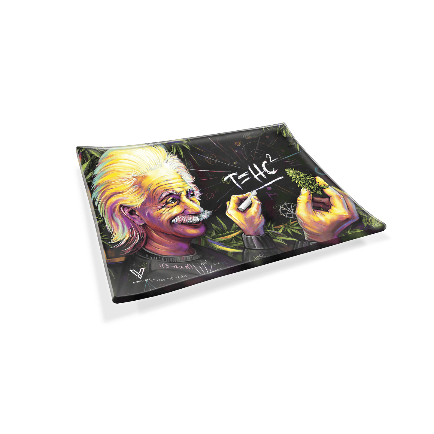 T=HC2 Higher Education Glass Rollin' Tray 2 Size Options