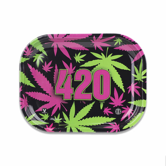 420 Retro Metal Rollin' Tray 2 Size Options