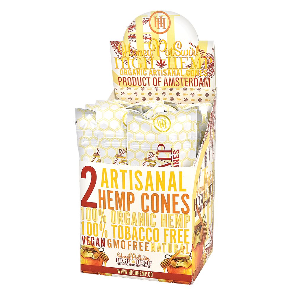 High Hemp Organic Artisanal Cones | 2pc | 15pk Display