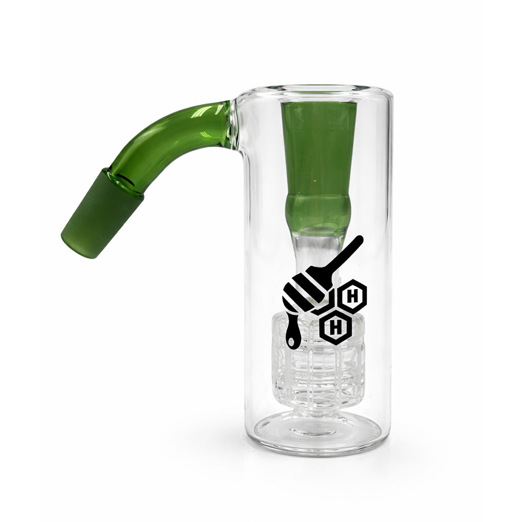 Honeybee Herb Straight Can Matrix Perc Ash Catcher - 5 Color Options