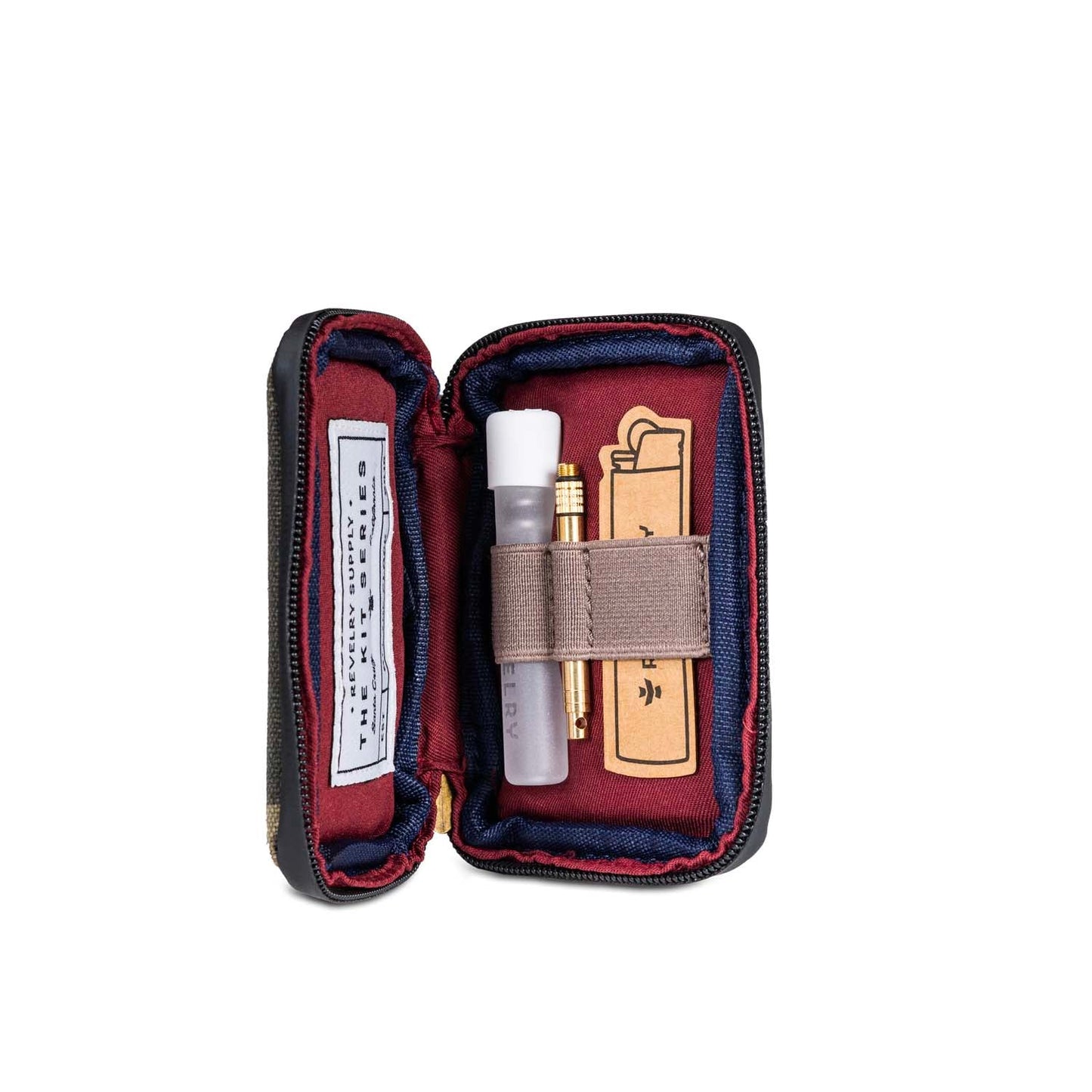 Revelry Chillum Kit - Smell Proof Smoking Kit 10 Color Options