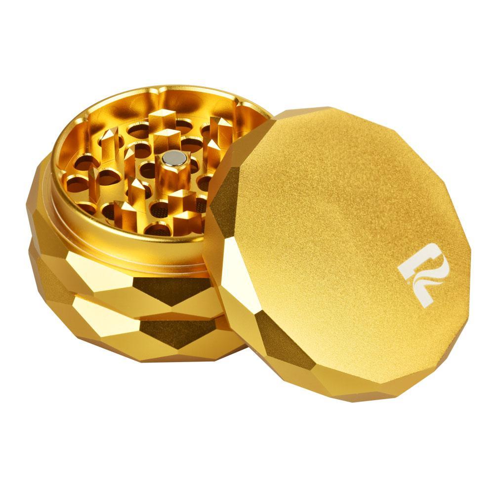 Pulsar Diamond Faceted Aluminum Herb Grinder 5 Color Options
